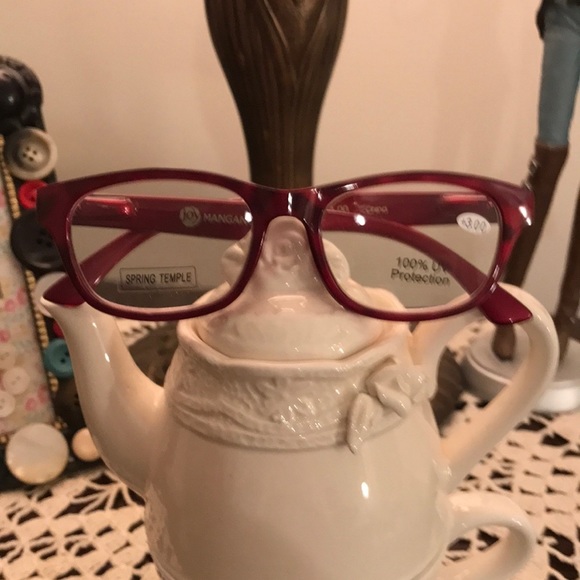 Joy Mangano Accessories Joy Mangano Reading Glasses New Deep Red 30